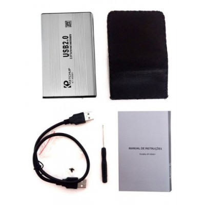 Case externo P/ Hd 2.5 Notebook Usb 2.0
